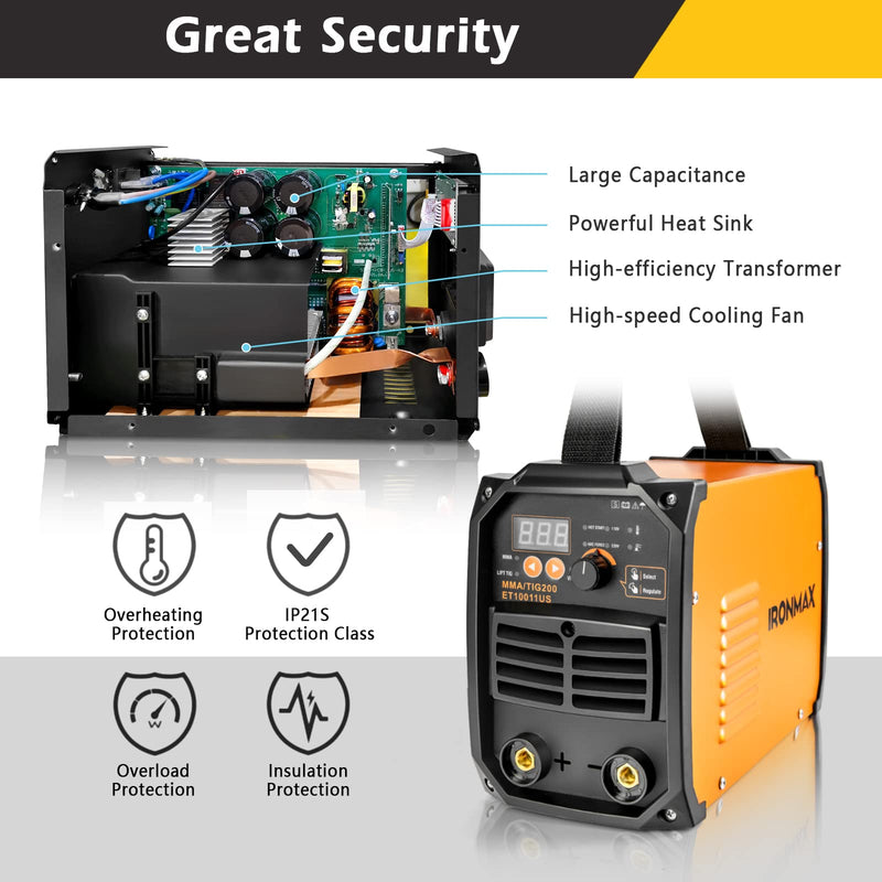 Load image into Gallery viewer, MMA/TIG 200 Stick Welder, 110V/220V Hot Start ARC Welding Machine - GoplusUS
