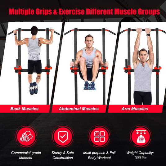 Goplus Power Tower Pull Up Bar Dip Station - GoplusUS