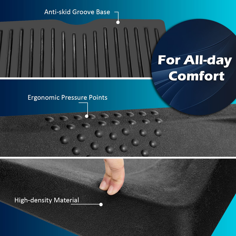 Load image into Gallery viewer, Goplus Anti-Fatigue Standing Desk Mat, Not Flat Comfort Mat with Massage Points - GoplusUS
