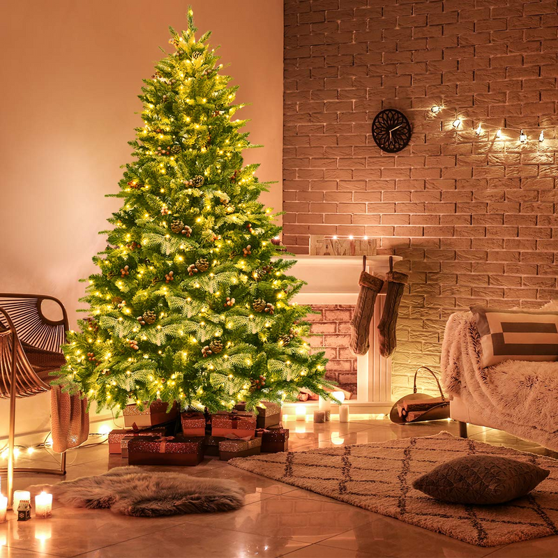 Load image into Gallery viewer, Goplus 6.5FT Snow Flocked Christmas Tree - GoplusUS

