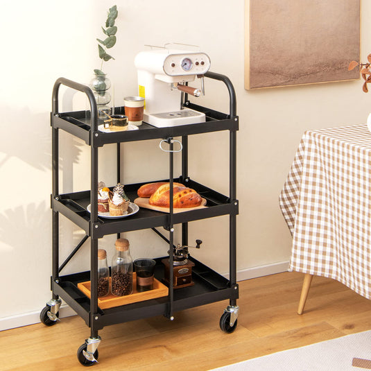 Folding Utility Cart - Goplus