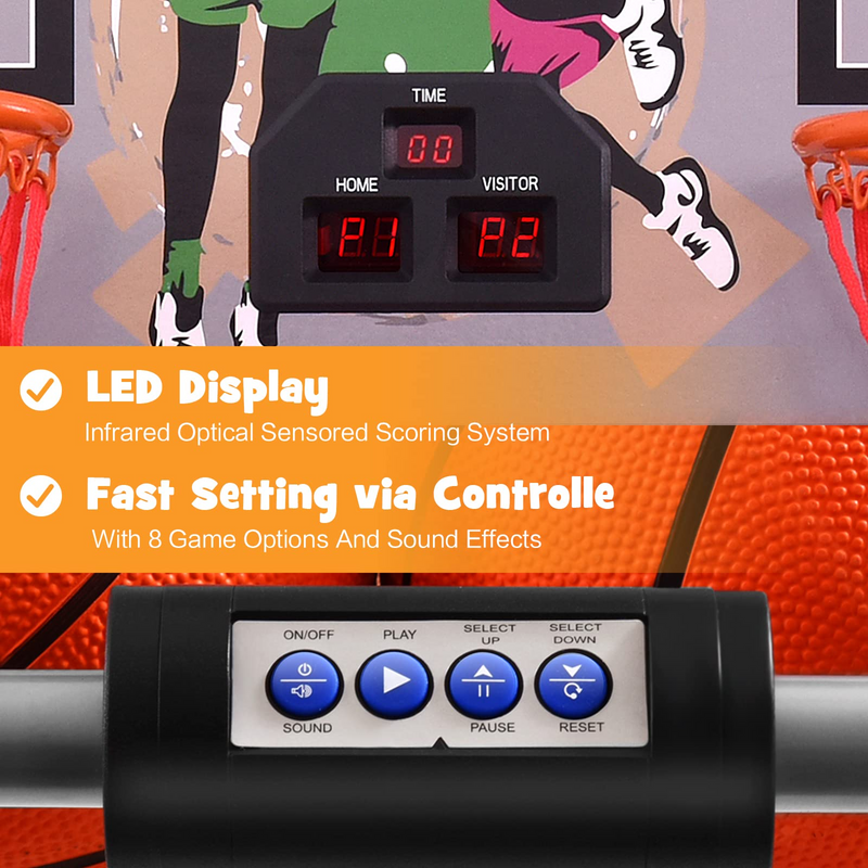 Load image into Gallery viewer, Goplus Dual Shot Basketball Arcade Game - GoplusUS
