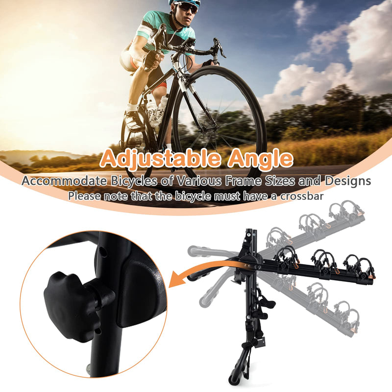 Load image into Gallery viewer, Goplus 3-Bike Mounted Rack, Trunk Mount Bike Rack with Adjustable Length and Angle
