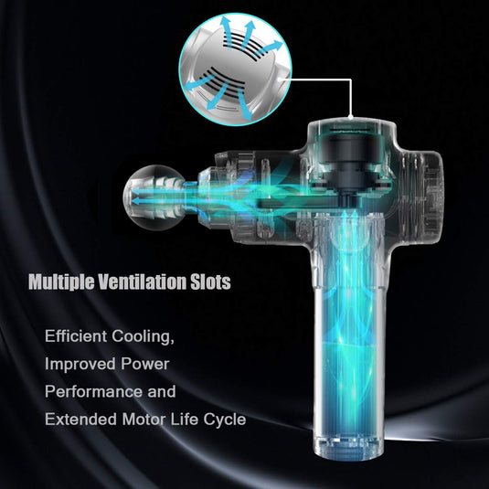 Goplus Massage Gun, Handheld Percussion Deep Tissue Massager - GoplusUS