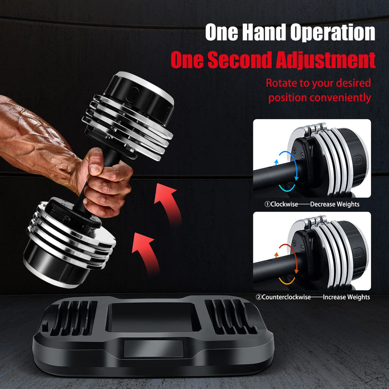 Load image into Gallery viewer, Adjustable Dumbbells, 25 lbs Single Dumbbell - GoplusUS
