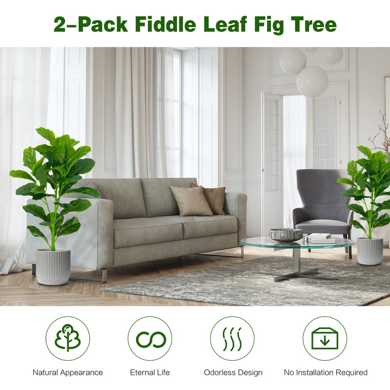 Load image into Gallery viewer, Goplus Fake Fiddle Leaf Fig Tree - GoplusUS
