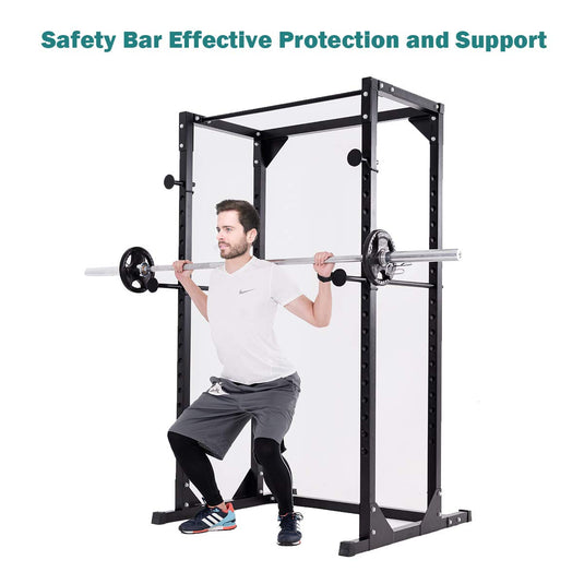 Power Rack Heavy Duty Adjustable Power Cage Multi-Function Fitness Squat Cage for a Complete Home Gym