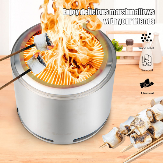 Goplus Smokeless Fire Pit - GoplusUS