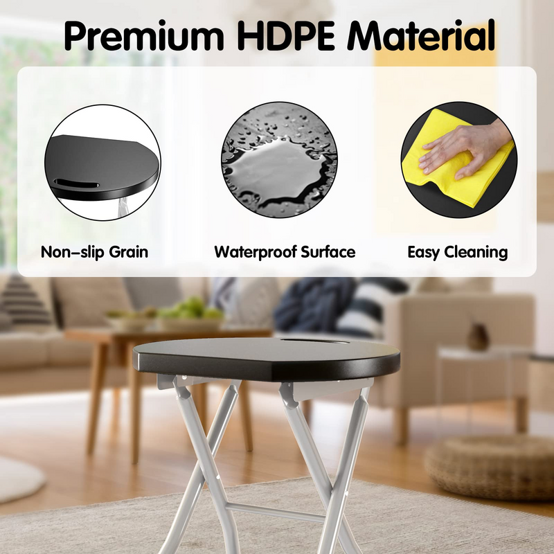 Load image into Gallery viewer, Goplus Folding Stool, 28 inch Foldable Camping Stool for Adults with 330 lb Capacity - GoplusUS
