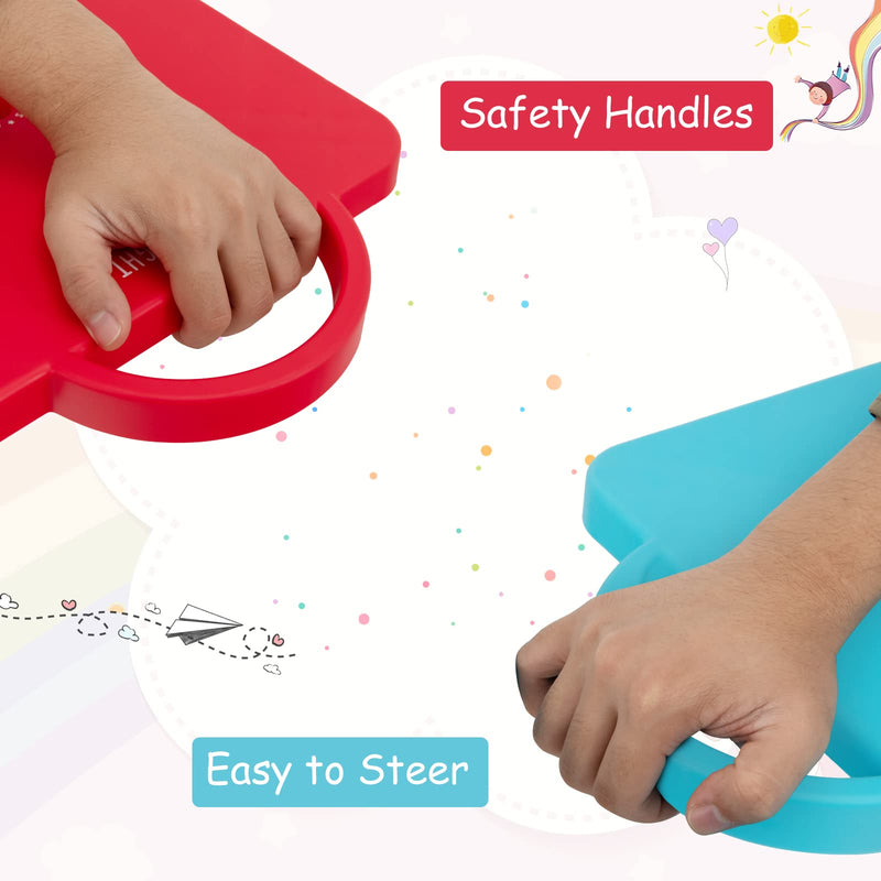 Load image into Gallery viewer, Goplus Kids Scooter Board, Sitting Floor Scooter with Handles, Non-marring Universal Casters for Gym Class - GoplusUS
