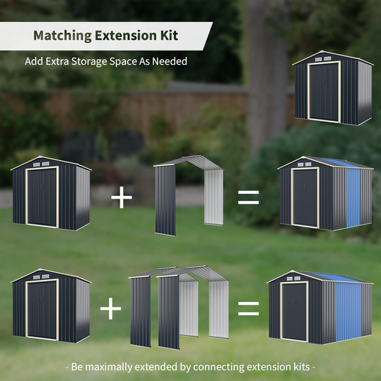 Goplus Storage Shed Extension Kit - GoplusUS
