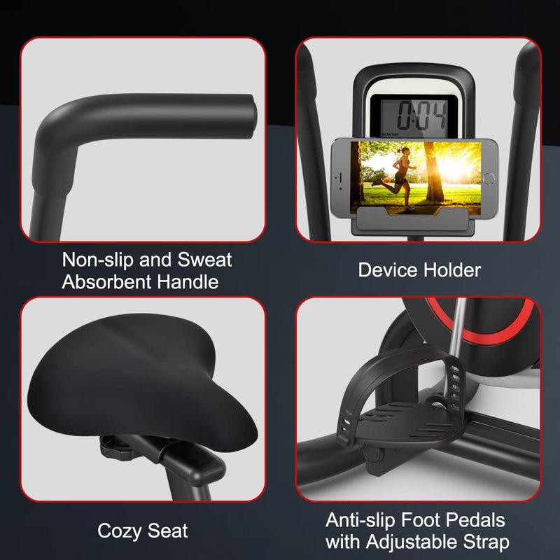 Load image into Gallery viewer, Goplus Air Bike, Fan Exercise Bike with Unlimited Resistance - GoplusUS
