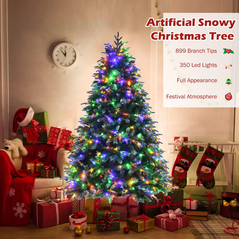 Load image into Gallery viewer, Goplus 5 ft / 6 FT Pre-Lit Artificial Christmas Tree - GoplusUS

