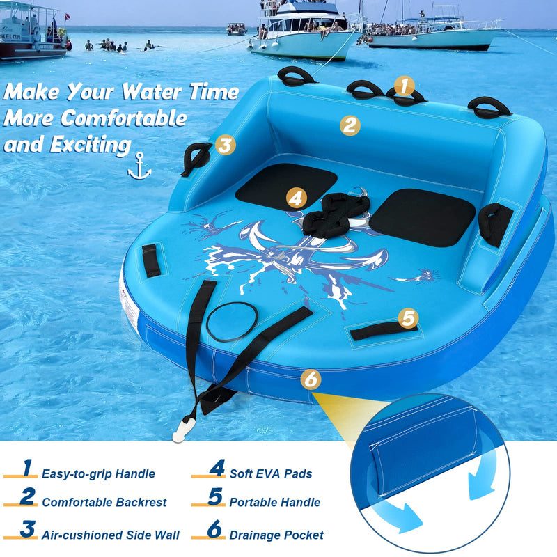 Load image into Gallery viewer, 1-2 Person Water Sport Towables for Boat to Pull - Goplus
