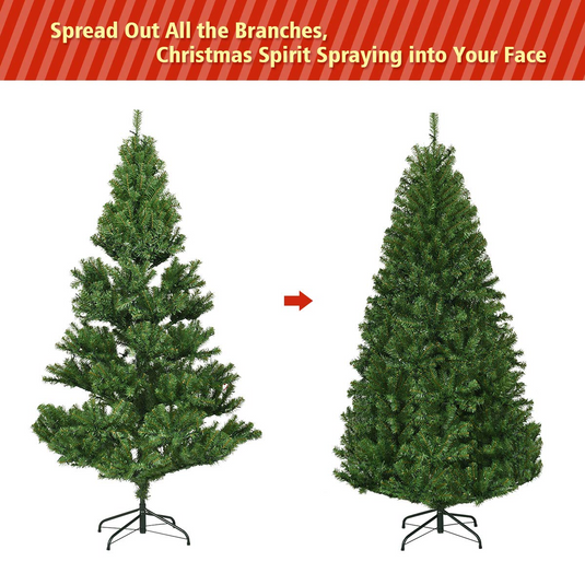 Goplus 5FT Pre-Lit Artificial Christmas Tree - GoplusUS