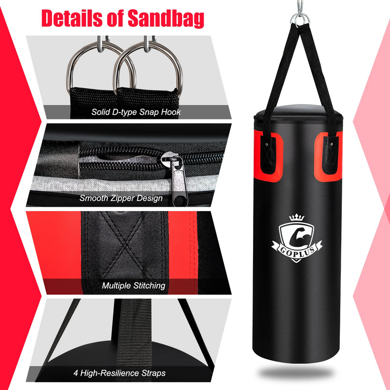 Load image into Gallery viewer, Goplus Punching Bag for Adults, 56 lbs Heavy Hanging Boxing Bag Set with 12 OZ Punching Gloves &amp; Hand Wraps - GoplusUS
