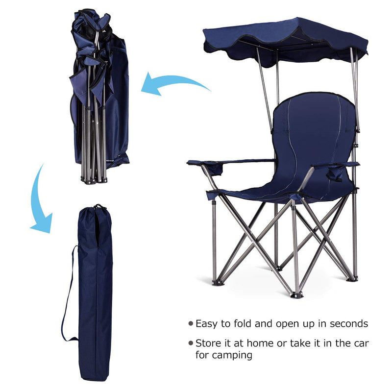 Load image into Gallery viewer, Goplus Outdoor Canopy Chair - GoplusUS
