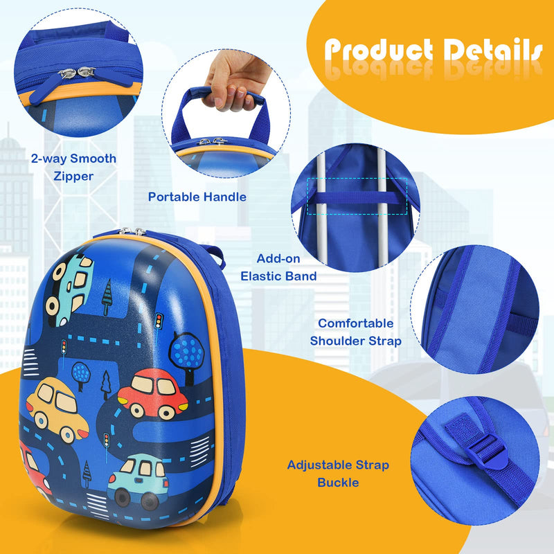 Load image into Gallery viewer, Kids Luggage Set, 12&quot; &amp; 18&quot; Kids Carry On Luggage Set - GoplusUS
