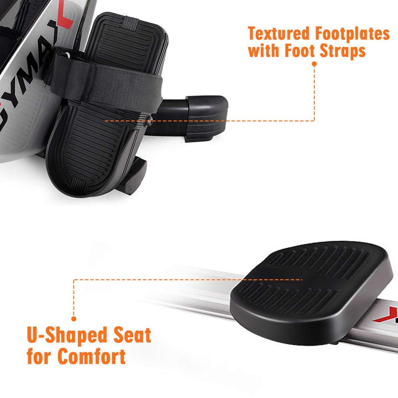 Load image into Gallery viewer, Folding Rowing Machine,Magnetic Rower with Adjustable Resistance and LCD Display - GoplusUS

