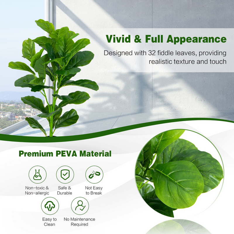 Load image into Gallery viewer, Goplus Fake Fiddle Leaf Fig Tree - GoplusUS
