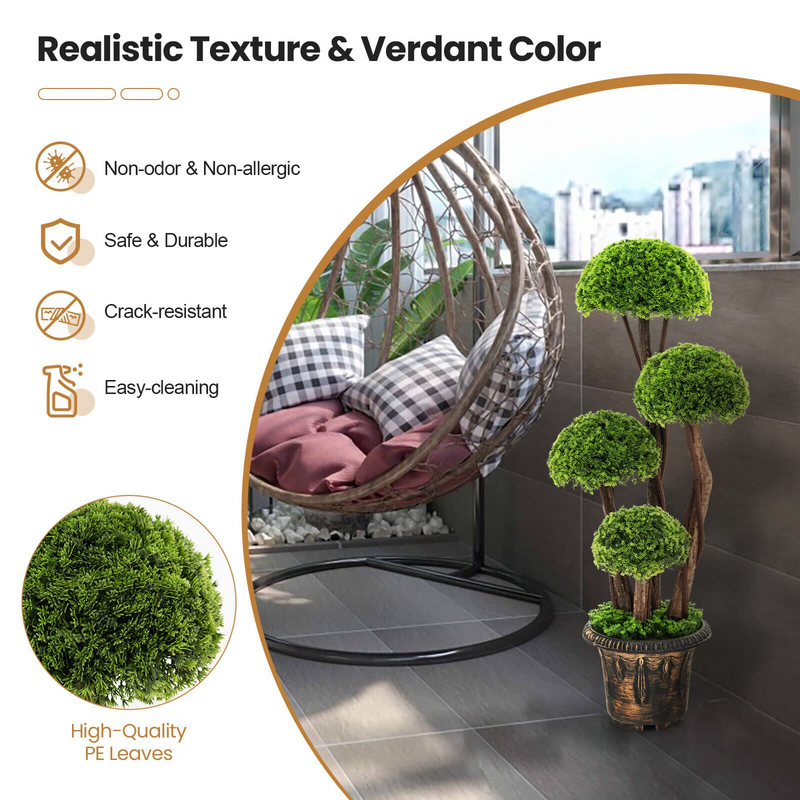 Load image into Gallery viewer, Goplus Artificial Cypress Topiary Ball Tree - GoplusUS
