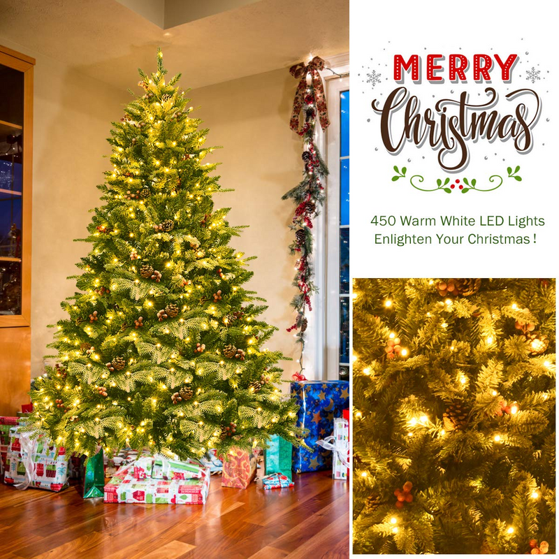 Load image into Gallery viewer, Goplus 6.5FT Snow Flocked Christmas Tree - GoplusUS
