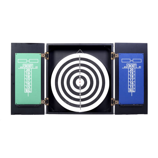 Goplus Dartboard and Cabinet Sets Ready-to-Play Bundle with Bristle Dartboard Complete with All Accessories - GoplusUS