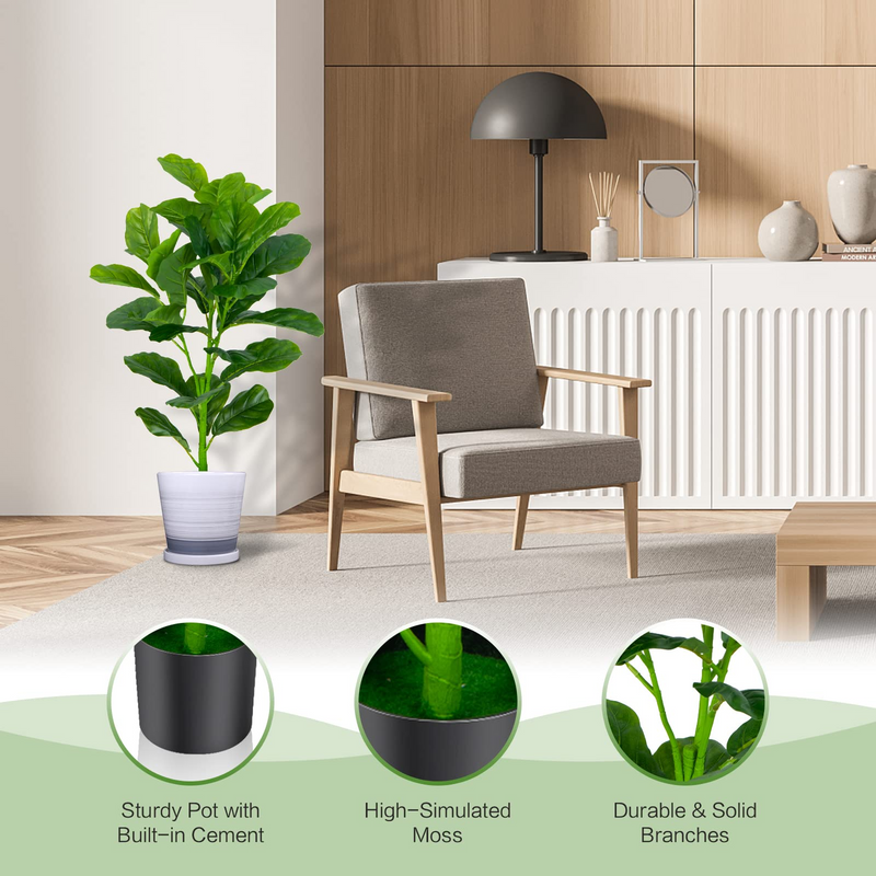 Load image into Gallery viewer, Goplus Fake Fiddle Leaf Fig Tree - GoplusUS
