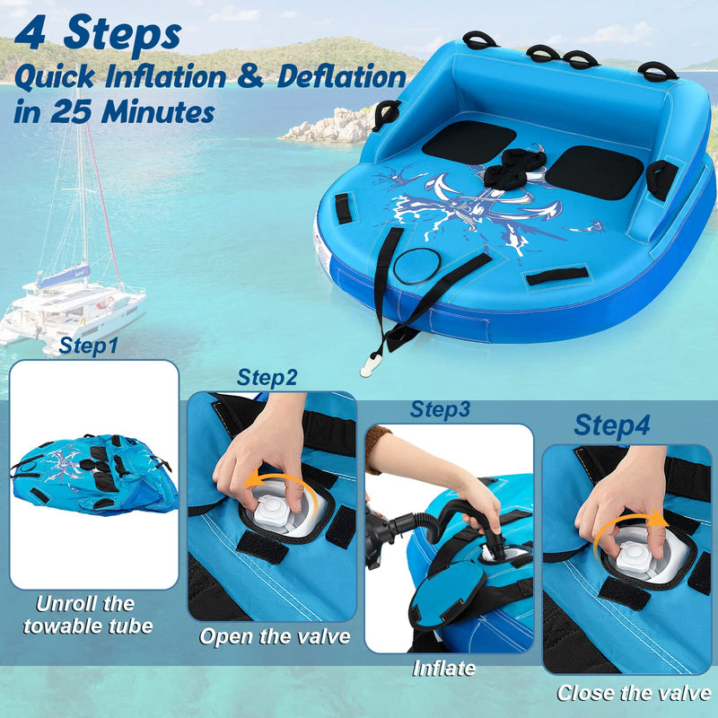 Load image into Gallery viewer, 1-2 Person Water Sport Towables for Boat to Pull - Goplus
