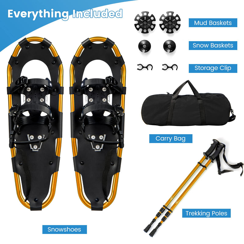 Load image into Gallery viewer, Goplus Snow Shoes for Men Women Youth Kids, Snow Mud Baskets Included, 21/ 25/ 30 Inches - GoplusUS
