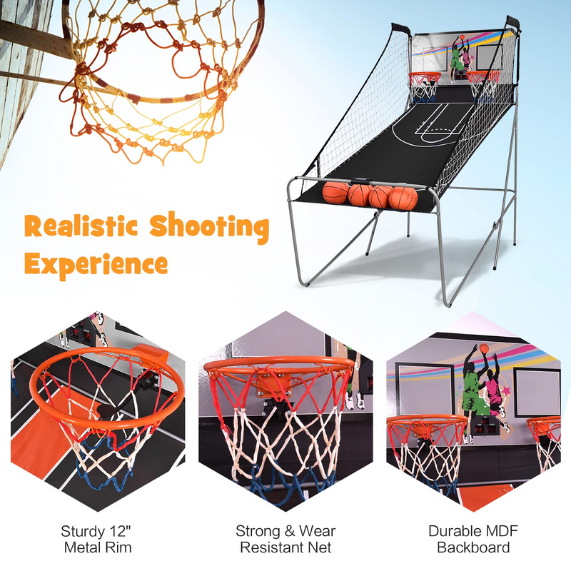 Load image into Gallery viewer, Goplus Dual Shot Basketball Arcade Game - GoplusUS
