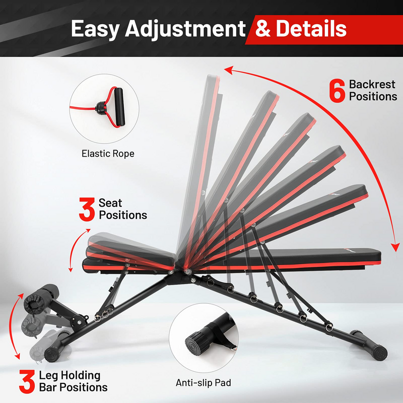 Load image into Gallery viewer, Goplus Adjustable Olympic Weight Bench Press Set - GoplusUS
