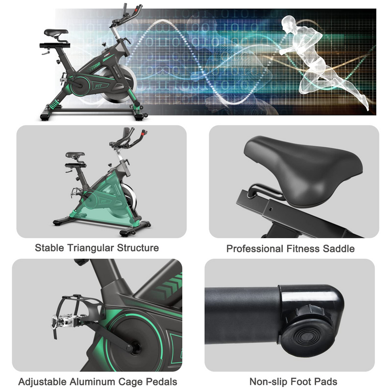 Load image into Gallery viewer, Goplus Indoor Cycling Bike, Stationary Exercise Bike Workout Bike with Device Holders - GoplusUS

