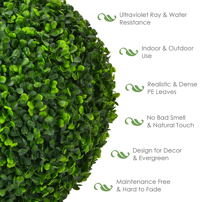 Load image into Gallery viewer, Goplus 2 PCS 15.7 Inch Artificial Boxwood Topiary Balls - GoplusUS
