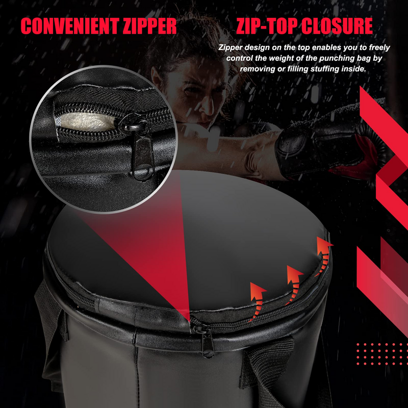 Load image into Gallery viewer, Goplus Punching Bag for Adults, 63LBS Filled Hanging Boxing Bag Set with 12OZ Boxing Gloves &amp; 95&quot; Hand Wraps - GoplusUS
