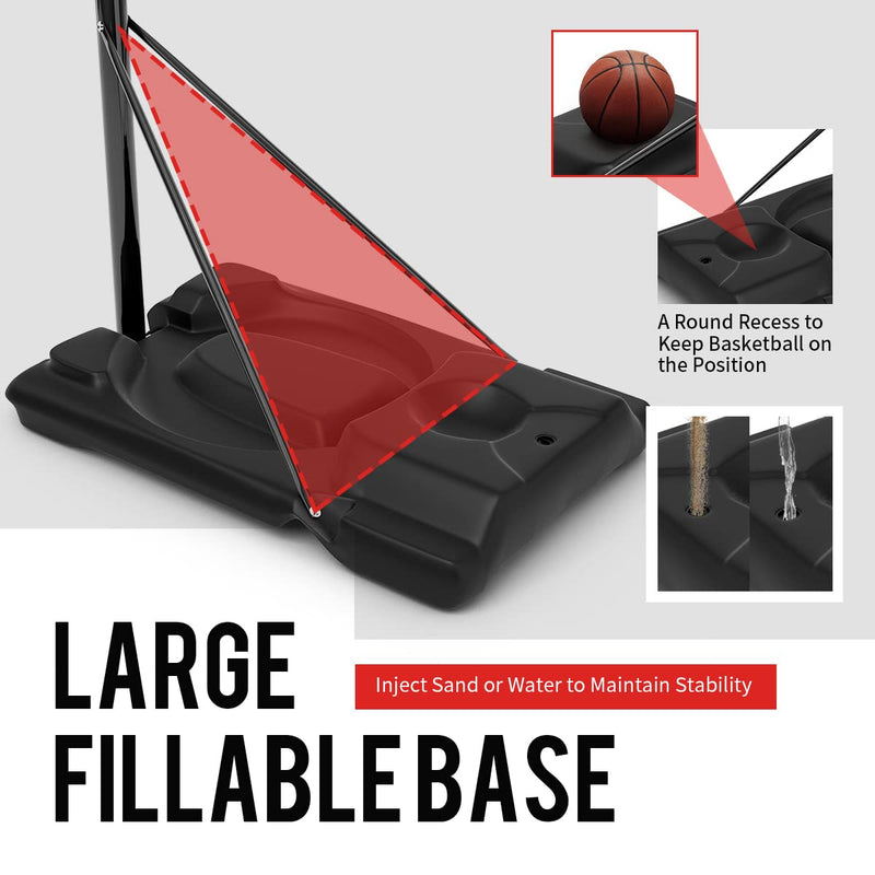 Load image into Gallery viewer, Goplus Portable Basketball Hoop Outdoor - GoplusUS
