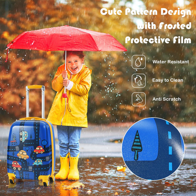 Load image into Gallery viewer, Kids Luggage Set, 12&quot; &amp; 18&quot; Kids Carry On Luggage Set - GoplusUS
