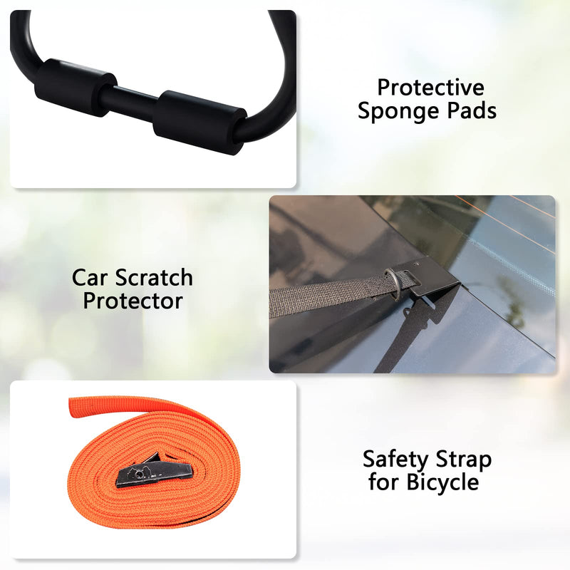 Load image into Gallery viewer, Goplus 3-Bike Mounted Rack, Trunk Mount Bike Rack with Adjustable Length and Angle
