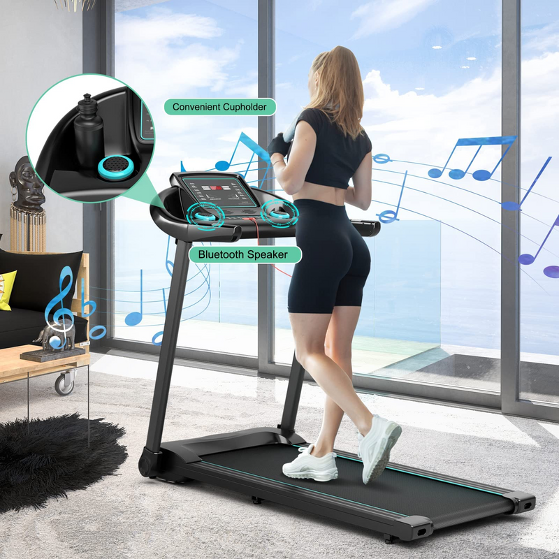 Load image into Gallery viewer, Goplus 2.25HP Folding Treadmill, Portable Electric Superfit Treadmill W/APP Control - GoplusUS
