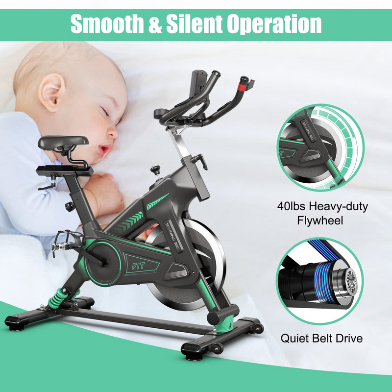 Load image into Gallery viewer, Goplus Indoor Cycling Bike, Stationary Exercise Bike Workout Bike with Device Holders - GoplusUS
