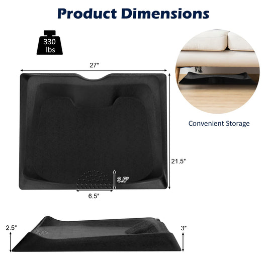 Goplus Anti-Fatigue Standing Desk Mat, Not Flat Comfort Mat with Massage Points - GoplusUS
