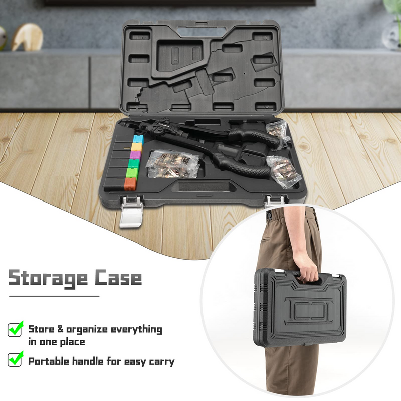 Load image into Gallery viewer, 13&quot; Rivet Nut Tool Kit with 6 Metric &amp; SAE Mandrels-M5, M6, M8 - GoplusUS
