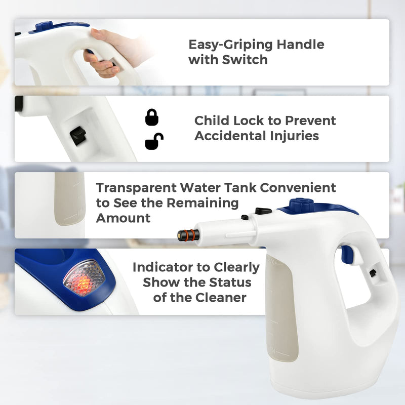 Load image into Gallery viewer, Goplus Multipurpose Handheld Steam Cleaner - GoplusUS
