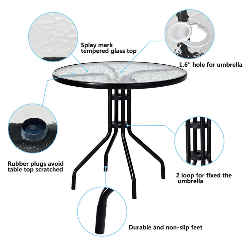Load image into Gallery viewer, Goplus 5-Piece Bistro Set Outdoor Patio Furniture - GoplusUS
