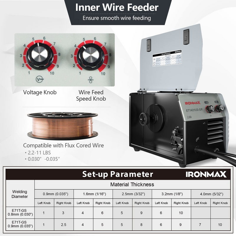 Load image into Gallery viewer, Goplus MIG 140 Welder, Flux Cored Welding Machine - GoplusUS

