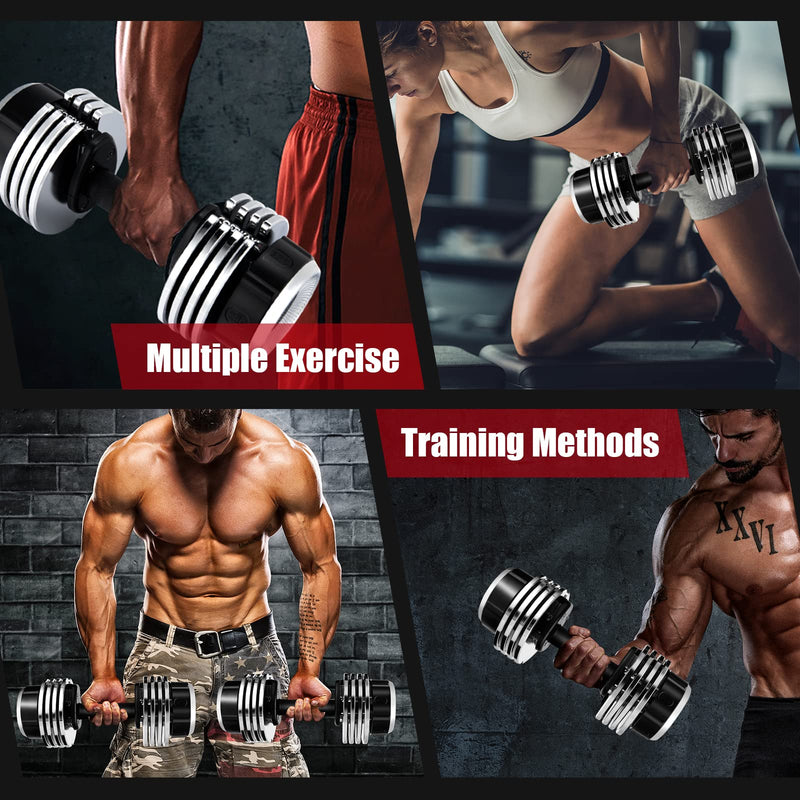Load image into Gallery viewer, Adjustable Dumbbells, 25 lbs Single Dumbbell - GoplusUS
