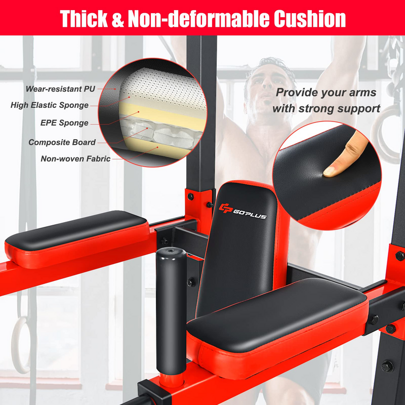 Load image into Gallery viewer, Goplus Power Tower Pull Up Bar Dip Station - GoplusUS
