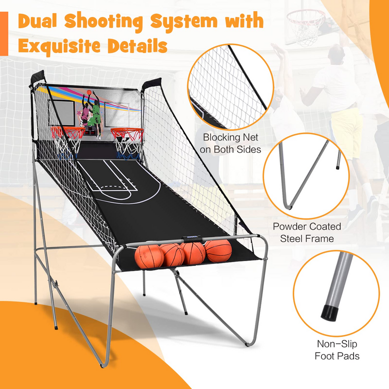 Load image into Gallery viewer, Goplus Dual Shot Basketball Arcade Game - GoplusUS
