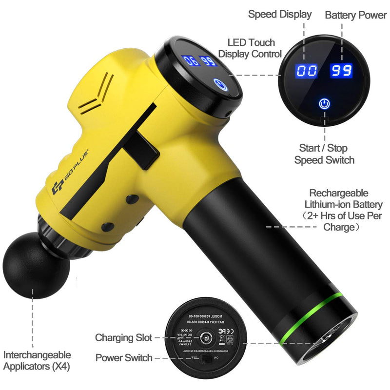 Load image into Gallery viewer, Goplus Massage Gun, Handheld Percussion Deep Tissue Massager - GoplusUS
