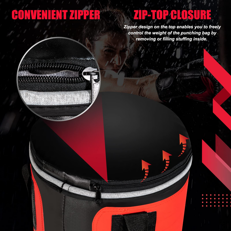 Load image into Gallery viewer, Goplus Punching Bag for Adults, 56 lbs Heavy Hanging Boxing Bag Set with 12 OZ Punching Gloves &amp; Hand Wraps - GoplusUS
